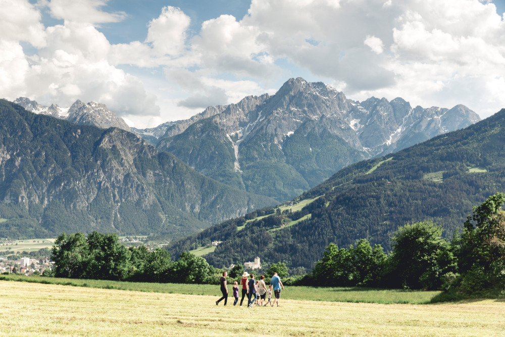 laufen über die wiese